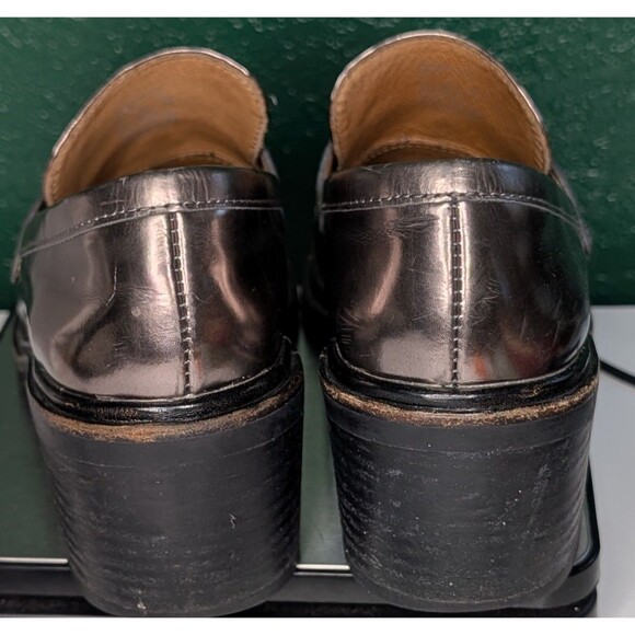 Coach Heath Mirror Metallic Women 7.5 B Leather Shoes - Picture 3 of 9